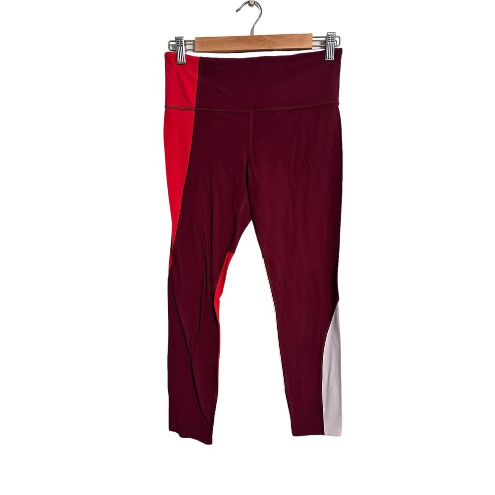 Athleta Colorblock Elation 7/8 Powervita Legging 405646 Size Medium